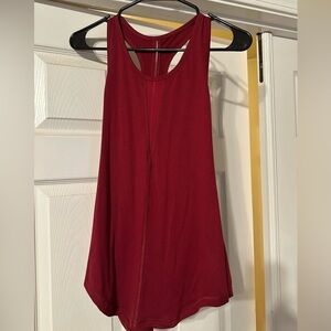 Zyia active tank. Dark red. Size large